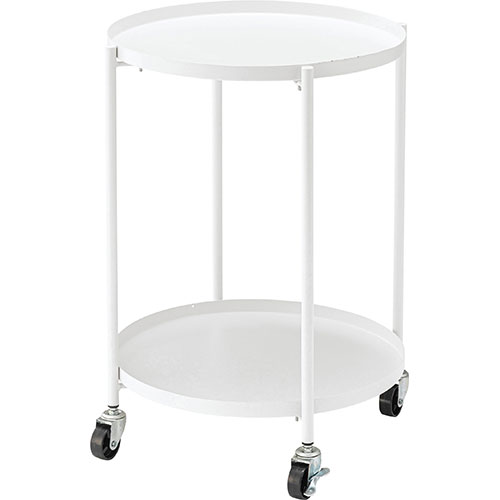 東谷 サイドテーブル ブラック LFS-884WH