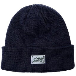 MACK BARRY マクバリー 【BEANIE(ビーニー)】 CLASSIC LABEL LONG BEANIE ネイビー MCBRY70429