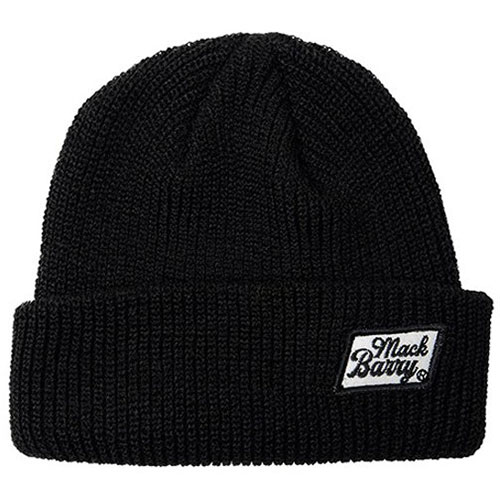 MACK BARRY マクバリー 【BEANIE(ビーニー)】 CLASSIC PATCH SHORT BEANIE ブラック MCBRY70504 MACK BARRY マクバリー 【BEANIE(ビーニー)】 CLASSIC PATCH SHORT BEANIE ブラック MCBRY70504