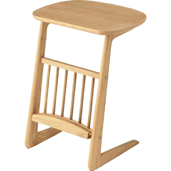 サイドテーブル 幅44cm 木製 収納 マガジンラック スリム コンパクト ナイトテーブル ベッドサイドテーブル ソファーサイドテーブル レトロ モダン 北欧 ブルックリン 西海岸 男前 インテリア おしゃれ アンティーク ナチュラル