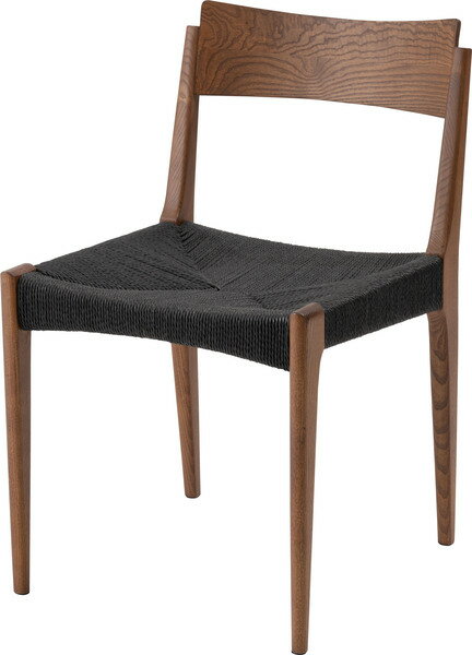 ペーパーコードチェア ブラウン ダイニングチェア リビング 食卓チェアー 椅子 いす おしゃれ 木製 モダン レトロ 北欧