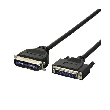 (まとめ) エレコム EU RoHS指令準拠 環境対応 IEEE1284準拠プリンターケーブル D-sub25pinオス-セントロニクス36pinオス ブラック1.5m CPC-ECO15 1本 【×5セット】