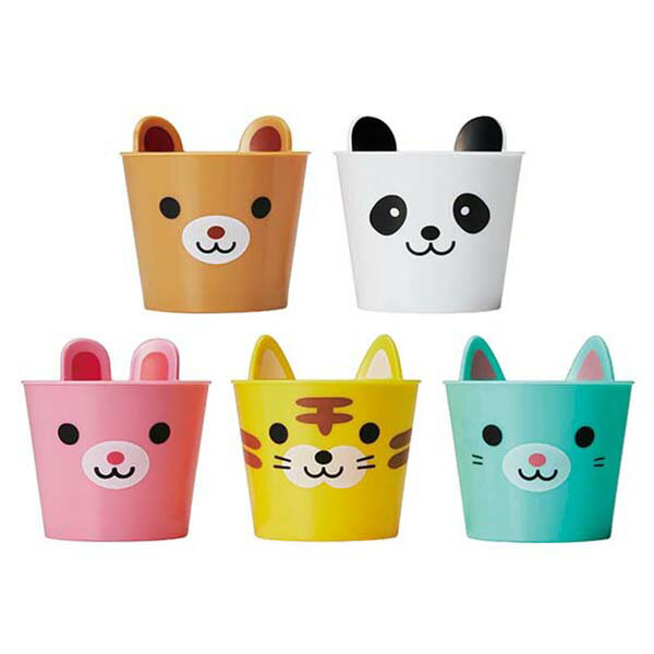 パーティーカップ アニマル 5個入 【× 10個】