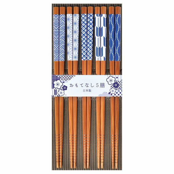 来客用スス竹吉祥文 5P 5本セット 竹 箸 日本製 おしゃれ はし chopstick プレゼント父の日 母の日 和食器 和風