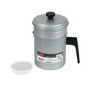 シンプル・ウェア ふっ素加工フィルター付オイルポット1.0L 油こしフィルター 炭ろ過 油ろ過 活性炭ろ過 家庭用 植物油 再利用