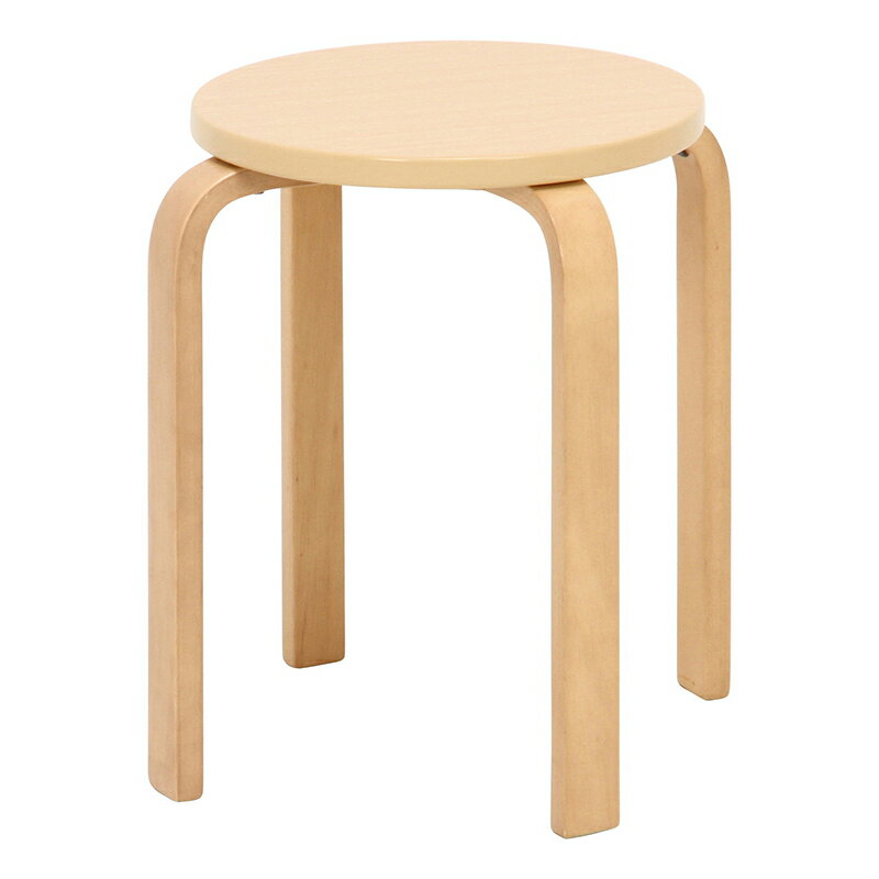 送料無料 6脚セット スツール 木製 曲脚 イス いす 椅子 チェア 花台 サイドテーブル ナイトテーブル モダン シンプル おしゃれ かわいい ナチュラル
