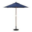 送料無料 木製パラソル 単品 210cm ガーデンパラソル 日よけ サンシェード カフェ ガーデンファニチャー アウトド リゾート レジャー ビーチ キャンプ ...