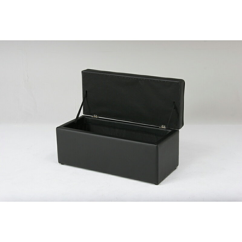 送料無料 ベンチ 収納ベンチ 収納付き 収納BOX 合皮 ベンチボックス 幅83cm 2人用 二人掛け いす イス チェア 背もたれ無し トランクベンチ ベンチシート 食卓 ベンチチェアー スツールベンチ アンティーク 高級感 おしゃれ ブラック