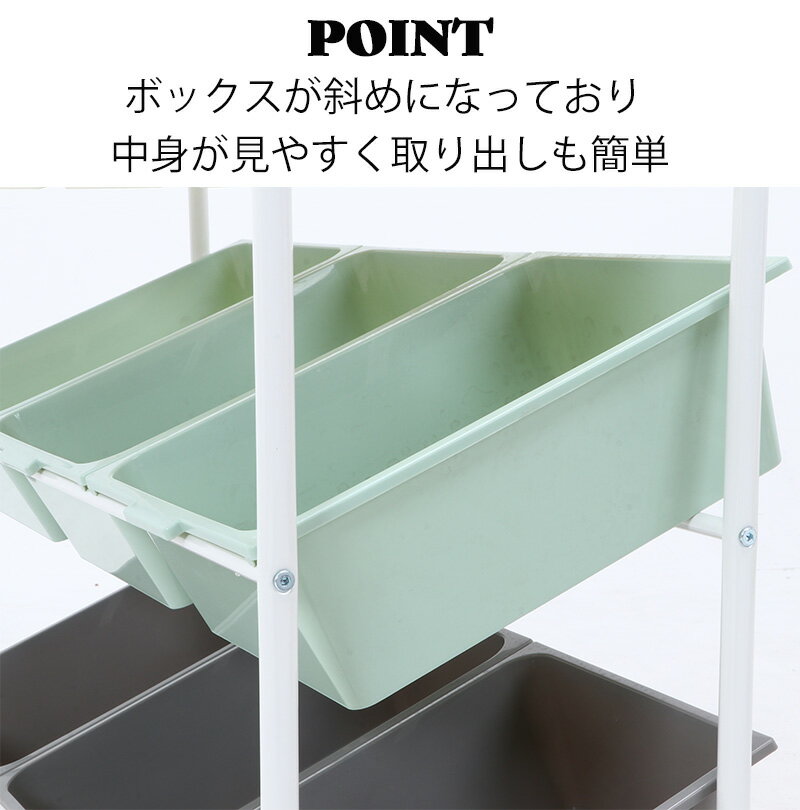 送料無料 キッズラック 9マス おもちゃ箱 玩具箱 おもちゃ オモチャ 収納 収納ラック 収納ボックス キッズ収納 子供部屋 子ども部屋 キッズ 片付け お片付け おしゃれ かわいい [3]