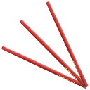 建築用鉛筆 赤