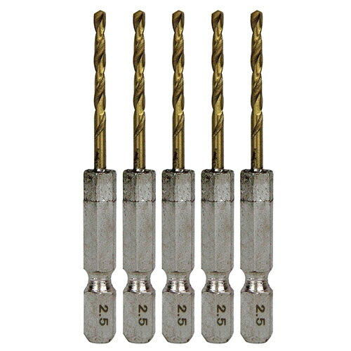 六角軸Tin鉄ドリル　微短