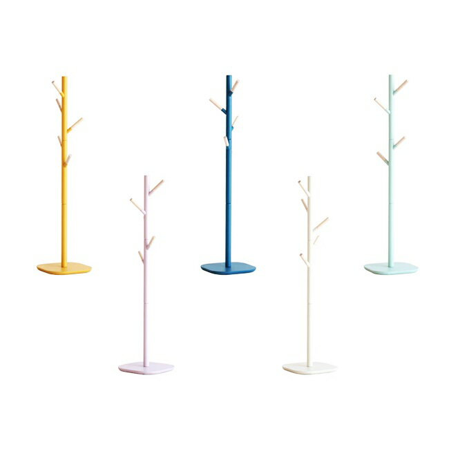 ポールハンガー 洋服掛け 子供 北欧 おしゃれ キッズ 子供用 ハンガー 衣類収納 ハンガーポール ハンガーラック イエロー ブルー グレー アイボリー ピンク...