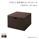 送料無料 国産 美草畳 リビングステージ 風凛 フーリン 畳ボックス収納 60×60cm ロータイプ 収納付きデザイン 日本製 リビング収納 収納ボックス