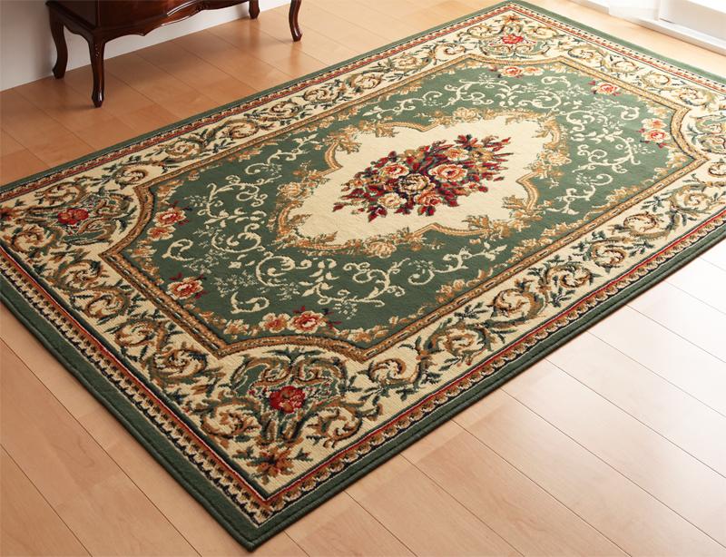 (送料無料) カーペット ラグ 160×230cm エジプト製 ウィルトン織り デザインラグ アレクサンドリア 床暖房 ホットカーペット対応 ラグマット マット じゅうたん 絨毯 王朝柄 エントランス 新築祝い ホテル 民泊 おしゃれ クラシック モダン