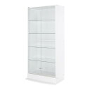 LEDコレクションラック ワイド 本体 引き戸タイプ 高さ180 奥行39