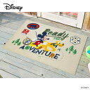 玄関マット Mickey/ミッキー アドベンチャー 75×120cm おしゃれ かわいい 洗える 滑り止め 屋内 野外 室内 フロアマット 日本製 エントランスマット ラグマット リビング 薄型 ドアマット オールシーズン