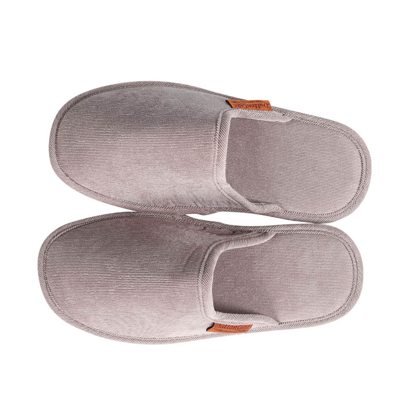 CORDUROY SLIPPERS EV MEN/GRAY コーデュロイ スリッパ EV メン DULTON ダルトン おしゃれ 袋付き ルームシューズ 来客用 入院用 参観日 インテリア アンティーク