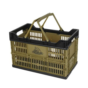 FOLDING SHOPPING BASKET 30L OLIVE フォールディング ショッピング バスケット 30L 小物入れ かご 折りたたみ 収納カゴ アウトドア スタッキング レジャー おしゃれ DULTON ダルトン