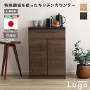 日本製 特殊鋼板を使ったキッチンカウンター【Lugo-ルゴ-】扉収納 60cm