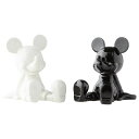【enesco】ソルト&ペッパー ミッキー ブラック&ホワイト