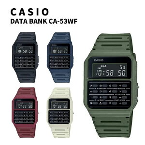 CASIO スタンダード CA-53WF チプカシ DATABANK データバンク カリキュレーター 反転液晶 電卓 デジタル 腕時計 チープカシオ 不朽の名作 「CASIO DATABANK」からのNEWモデル