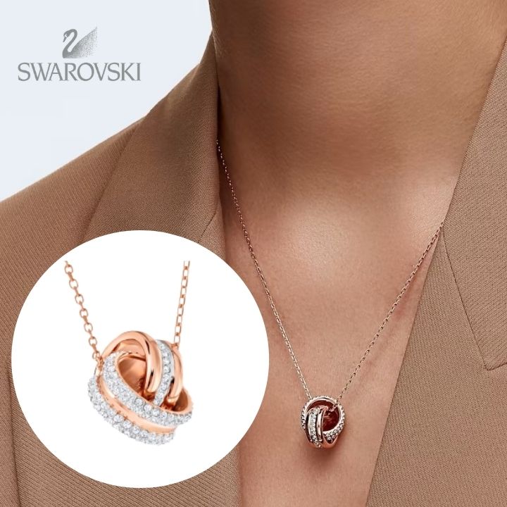 SWAROVSKI スワロフスキー Further ペンダント パヴェ ネックレス アクセサリー 5240525