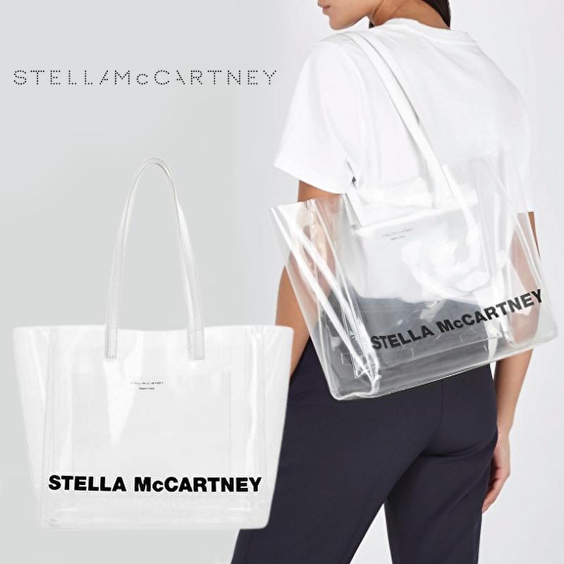 ステラマッカートニー　マザーズバッグ ステラマッカートニー トートバッグ 訳あり 特価 セール STELLA McCARTNEY プール クリアバッグ 透明 スケルトン sale