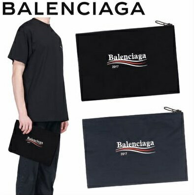 BALENCIAGA バレンシアガ エクスプローラー ポーチ クラッチバッグ ロゴ 459745 9D0L5 ブランド メンズ レディース