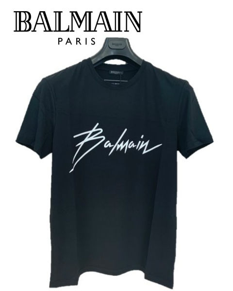 バルマン Tシャツ 12714 メンズ ブランド ロゴ 黒 大特価 SALE BALMAIN PARIS t シャツ balmain t シャツ バルマン 服 バルマン パリス