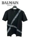 大特価 SALE セール BALMAIN PARIS バルマン 12787 ブランド Tシャツ メンズ ロゴ 黒 バルマン t シャツ balmain t シャツ バルマン 服 バルマン パリス