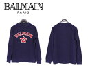 超特価 バルマン BALMAIN PARIS 340 ブランド トレーナー スウェット 長袖 メンズ