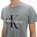 Calvin Klein Jeans カルバンクライン 半袖 Tシャツ J30J314314 メンズ グレーヘザー CK ロゴ