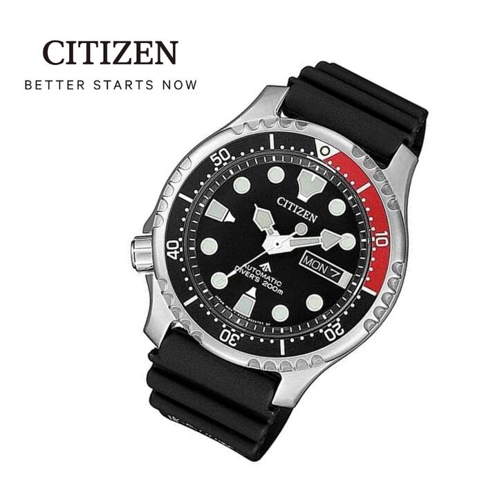 シチズン プロマスター 腕時計（メンズ） CITIZEN シチズン PROMASTER プロマスター NY0085-19E 自動巻き ダイバーズウォッチ メンズ腕時計 日本未発売モデル ブラックxレッド