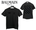 BALMAIN バルマン メンズ Tシャツ 12920 ロゴ ブラック 黒