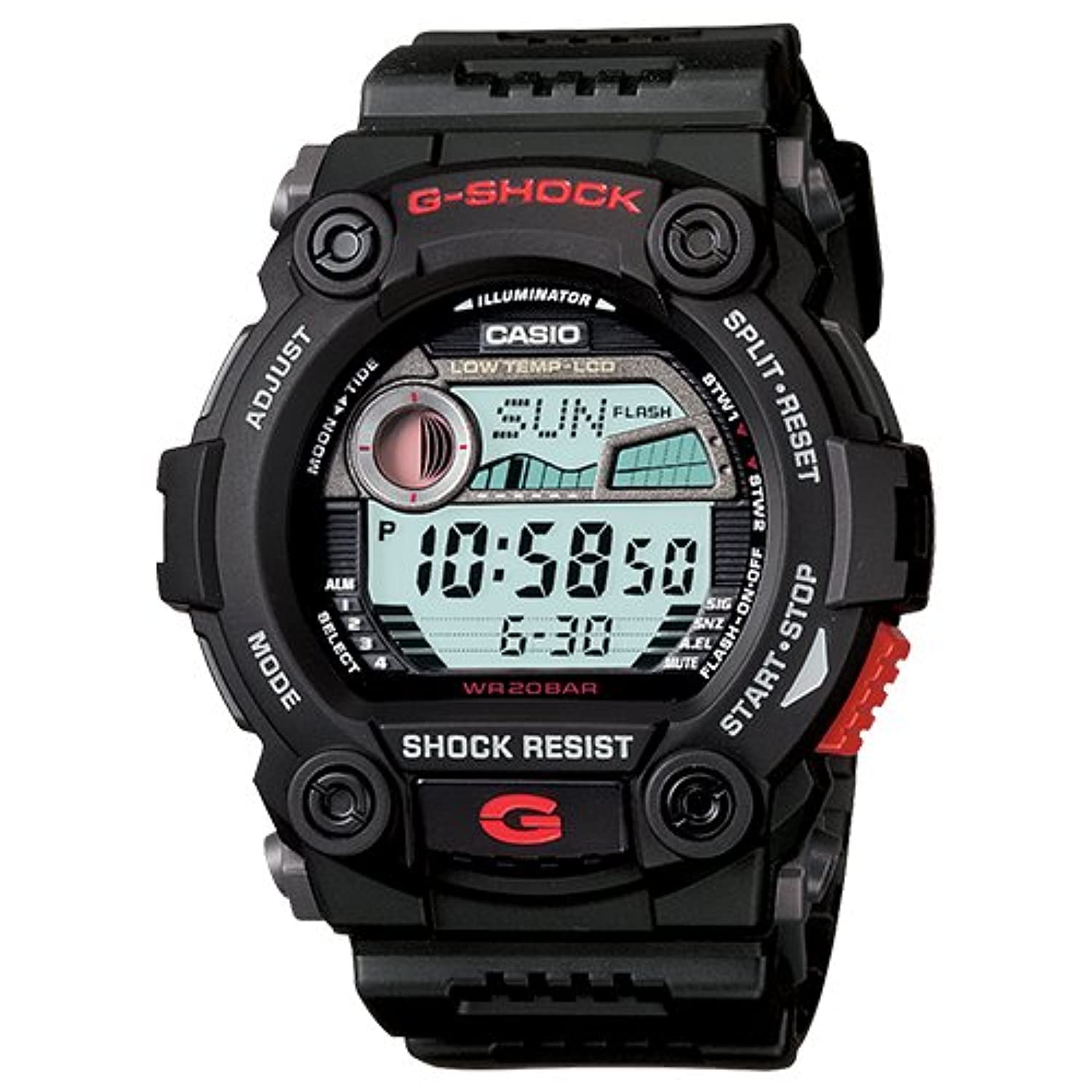 Rakuten - 【北海道・沖縄 配送不可】CASIO カシオ G-SHOCK Gショック G-7900-1 ブラック メンズ 腕時計 タイドグラフ ジーショック 並行輸入品