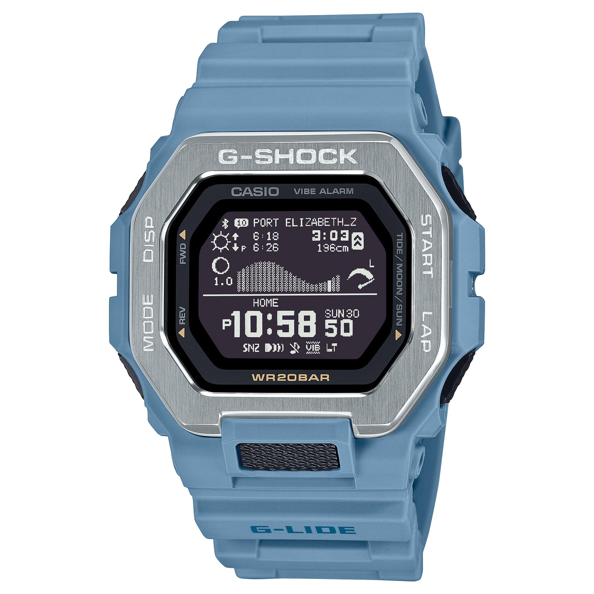 Rakuten - 【北海道・沖縄 配送不可】CASIO カシオ G-SHOCK Gショック GBX-100-2A G-Lide オーシャンブルー デジタルサーフウォッチ 並行輸入品