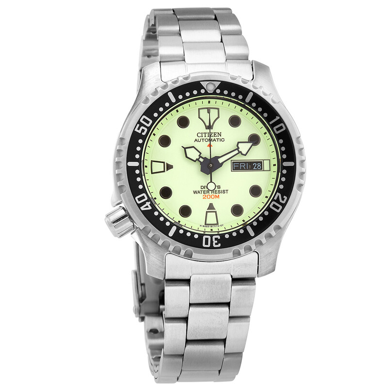 【純正BOX付属】CITIZEN シチズン PROMASTER プロマスター NY0040-50W 全面夜光 フルルミナス ダイバーズ 自動巻き メンズ 腕時計 並行輸入品