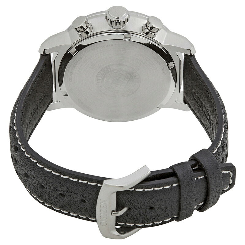 R-TIME 楽天市場店の【純正BOX付属】CITIZEN シチズン CA0649-14E Eco-Drive エコ・ドライブ クロノグラフ BRYCEN ブライセン ソーラー ブラック 黒 メンズ 腕時計 並行輸入品｜アングル3