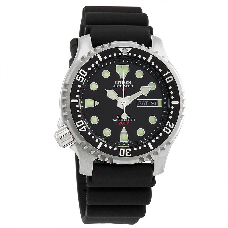 CITIZEN シチズン PROMASTER プロマスター NY0040-09E FUGU フグ ダイバーズウォッチ ブラック 黒 メンズ 腕時計 並行輸入品