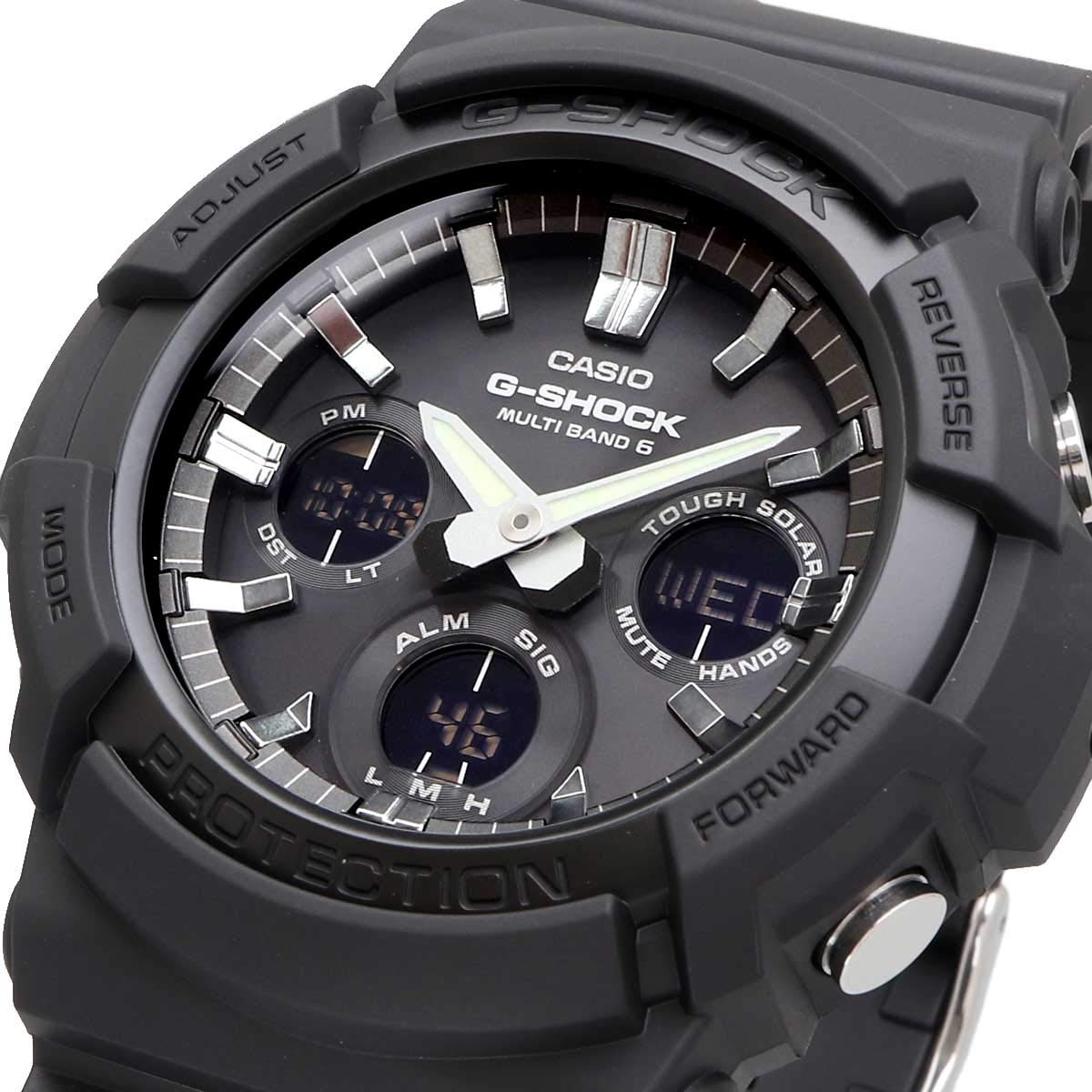 R-TIME 楽天市場店の【北海道・沖縄 配送不可】CASIO カシオ G-SHOCK ジーショック Gショック GAW-100B-1A ブラック 黒 電波ソーラー メンズ 腕時計 並行輸入品｜アングル3