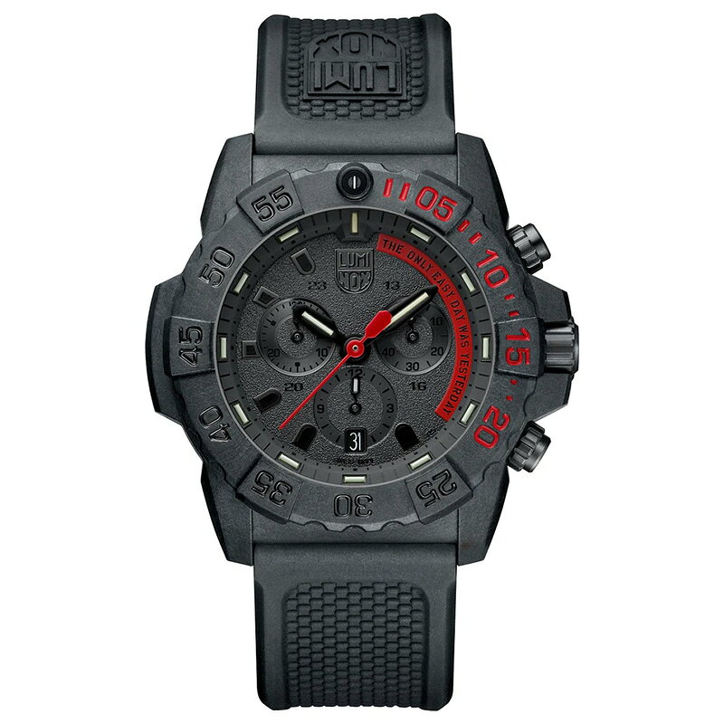 【北海道・沖縄 配送不可】【専用ケース付属】LUMINOX ルミノックス XS.3581.EY メンズ 腕時計 ブラック 黒 45mm スイス製 Navy SEAL ネイビーシール