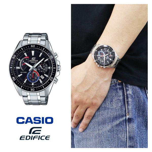 楽天市場】カシオ エディフィス クロノグラフ efr-552d-1a3の通販