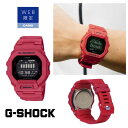 CASIO カシオ G-SHOCK GBD-200RD-4 スポーツ G-SQUAD Bluetooth モバイルリンク アプリ連携 メンズ 腕時計 トレーニング 歩数計 赤 レッド スマートフォンリンク トレーニング ログ ランニング web限定