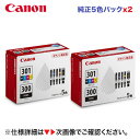 【純正品 2個セット】 CANON／キヤノン インクタンク BCI-301（BK/C/M/Y） BCI-300 5色マルチパック BCI-301 300/5MP (PIXUS TS7530 対応） 5335C001