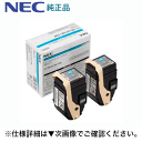 NEC PR-L9110C-13W シアン (2本組) 純正トナー(Color MultiWriter 9110C, 9110C2 対応)