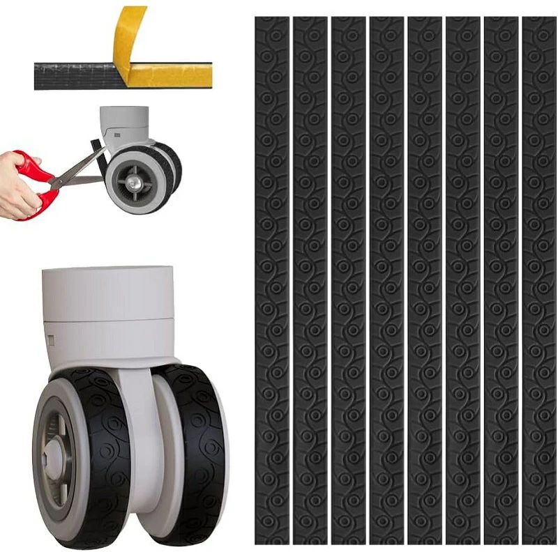 キャスターカバー 車輪カバー 荷物ホイール 8個セット キャリーバッグホイールカバー 荷物用ホイールカ..