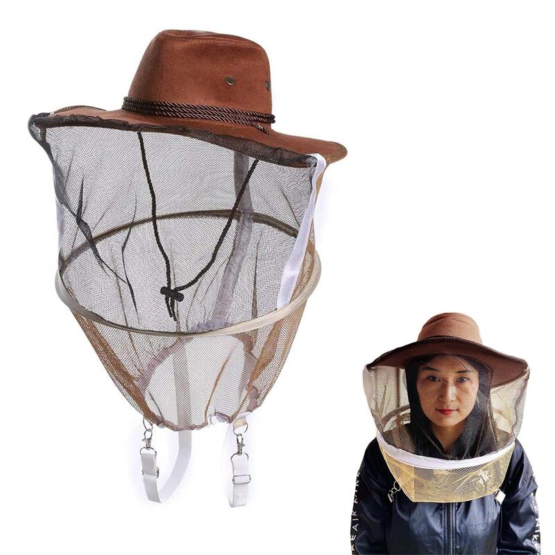 蚊除け帽子 虫除けネット付き帽子 スズメバチ 防護帽子 ガーデニングハット 虫除けネット 防虫ネット 養蜂用 養蜂スーツ 蜂防護服 虫除け 蚊除け 防虫用具 養蜂用品 害虫駆除 釣り帽子 草刈り 農作業 園芸用品