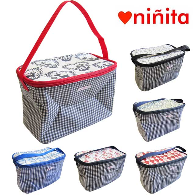 ninita ニニータ/ピクニック マルチケース ポーチ 保温 保冷 アルミ加工 レディース キッズ ベビー 西脇智代 プロデュース