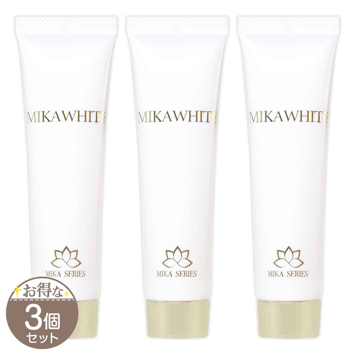  ミカホワイト MIKA WHITE 30g トラストライン 歯磨き 歯磨き粉 歯磨きジェル ジェル 美白ハミガキ ホワイトニング 口臭予防 虫歯予防 歯周病予防 オーラルケア ヒドロキシアパタイト ［医薬部外品］ メール便送料無料NYH / ミカホワイトS07-04 / MKAWHT-03P