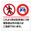 【これより先 私有地 関係者以外 看板】屋外 防水 プレート 板 プレート看板 プレートタイプ ステッカー シール サイン 表示 フェンス 柵 標示 注意 禁止 警告 通り抜け禁止 私有地につき 私道 立ち入り禁止 立入禁止 進入禁止 防犯カメラ作動中 監視カメラ 敷地内